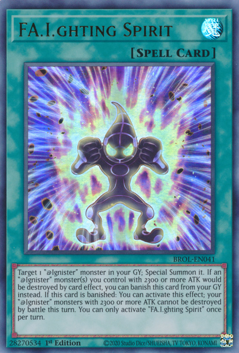 FA.I.ghting Spirit - BROL-EN041 - Ultra Rare - 1st Edition available at 401 Games Canada