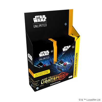 401 Games Canada - Star Wars: Unlimited: Jump to Lightspeed - Carbonite Booster Box 401 Games Canada - Star Wars: Unlimited: Jump to Lightspeed - Carbonite Booster Box