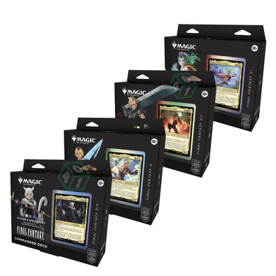 401 Games Canada - MTG - Universes Beyond: Final Fantasy - Commander Deck - Set of 4 401 Games Canada - MTG - Universes Beyond: Final Fantasy - Commander Deck - Set of 4