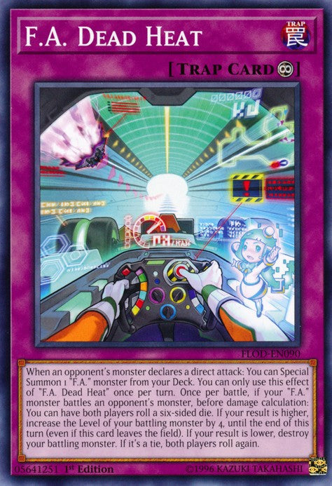 F.A. Dead Heat - FLOD-EN090 - Common - 1st Edition available at 401 Games Canada