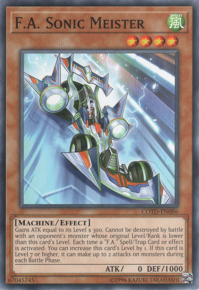 F.A. Sonic Meister - COTD-EN086 - Common - Unlimited available at 401 Games Canada