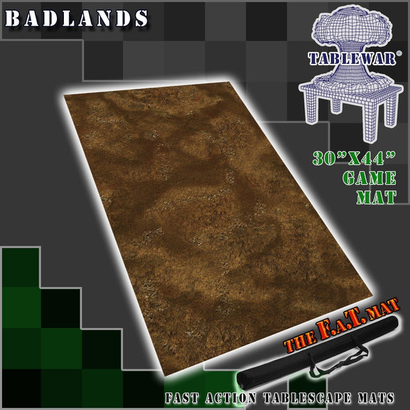 F.A.T. Mats - 30"x 44" - Badlands available at 401 Games Canada