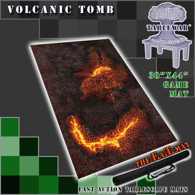 F.A.T. Mats - 30"x 44" - Volcanic Tomb available at 401 Games Canada