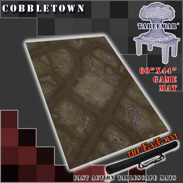 F.A.T. Mats - 60"x 44" - Winter Cobbletown available at 401 Games Canada