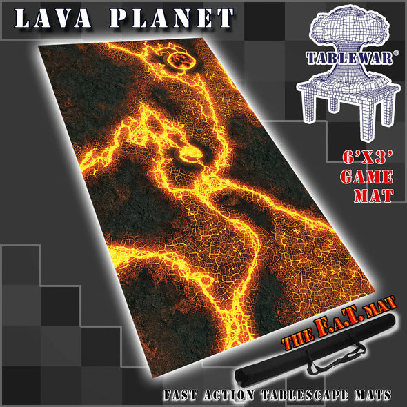 F.A.T. Mats - 6x3 - Lava Planet available at 401 Games Canada