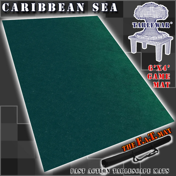 F.A.T. Mats - 6x4 - Caribbean Sea (Gulf Stream/Ocean) available at 401 Games Canada