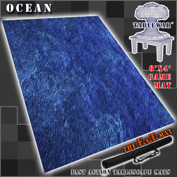 F.A.T. Mats - 6x4 - Ocean available at 401 Games Canada