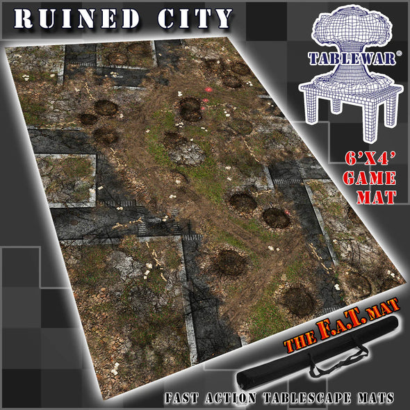 F.A.T. Mats - 6x4 - Ruined City available at 401 Games Canada