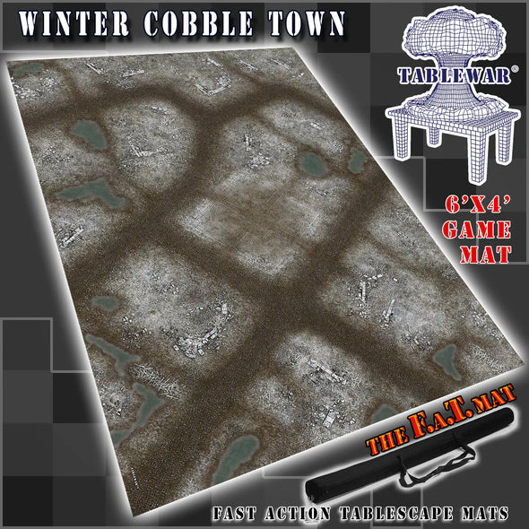 F.A.T. Mats - 6x4 - Winter Cobbletown available at 401 Games Canada