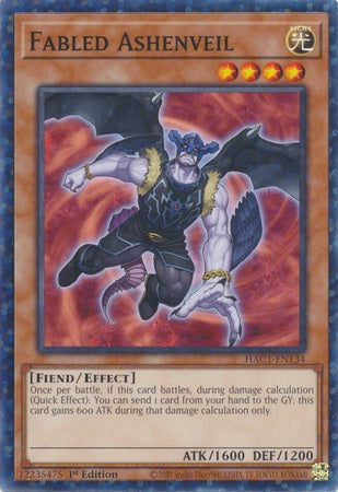 Fabled Ashenveil - HAC1-EN134 - Duel Terminal Normal Parallel Rare available at 401 Games Canada