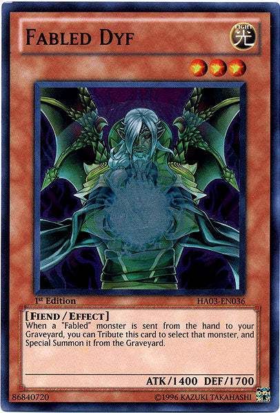 Fabled Dyf - HA03-EN036 - Super Rare - 1st Edition available at 401 Games Canada