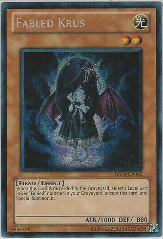 Fabled Krus - HA03-EN002 - Secret Rare - Unlimited available at 401 Games Canada