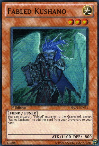 Fabled Kushano - HA02-EN034 - Super Rare - 1st Edition available at 401 Games Canada