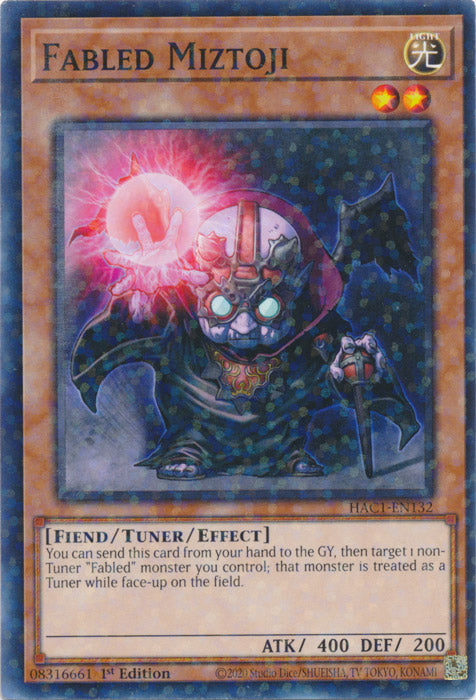 Fabled Miztoji - HAC1-EN132 - Duel Terminal Normal Parallel Rare available at 401 Games Canada