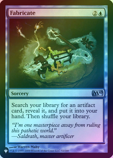 401 Games Canada - Fabricate - M10 Reprint (Foil) (PLST) 401 Games Canada - Fabricate - M10 Reprint (Foil) (PLST)