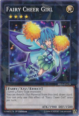 Fairy Cheer Girl (Shatterfoil) - BP03-EN129 - Shatterfoil Rare - 1st Edition available at 401 Games Canada