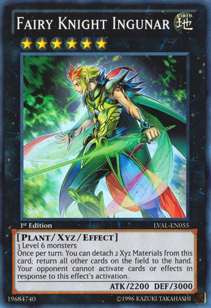 Fairy Knight Ingunar - LVAL-EN055 - Super Rare - 1st Edition available at 401 Games Canada
