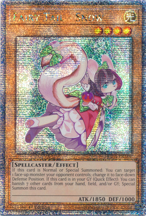 Fairy Tail - Snow - RA04-EN269 - Quarter Century Secret Rare - 1st Edition