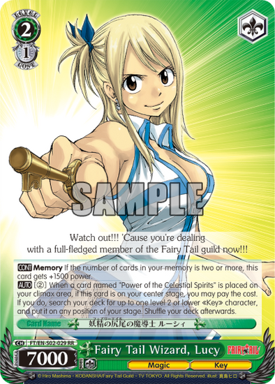 Fairy Tail Wizard, Lucy - FT/EN-S02-029 - Double Rare available at 401 Games Canada