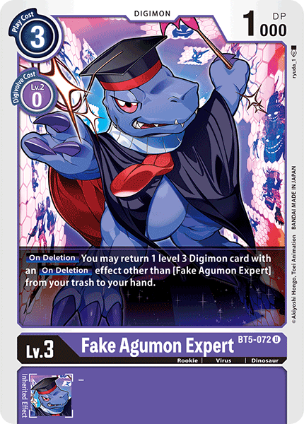 Fake Agumon Expert - BT5-072 - Uncommon available at 401 Games Canada