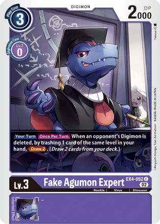 Fake Agumon Expert - EX4-052 - Common available at 401 Games Canada