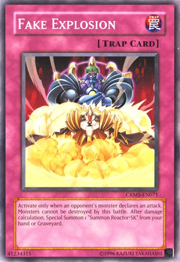 Fake Explosion - CRMS-EN071 - Common - Unlimited available at 401 Games Canada