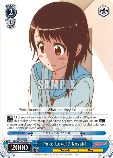 Fake Love!' Kosaki - NK/W30-E088 - Uncommon available at 401 Games Canada