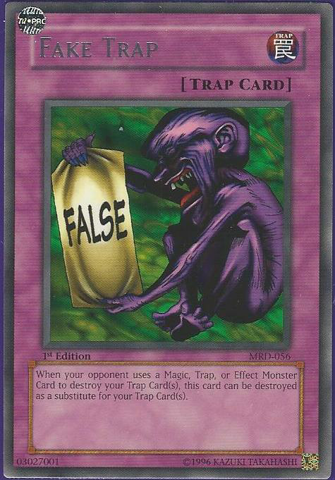 Fake Trap - MRD-056 - Rare - 1st Edition available at 401 Games Canada