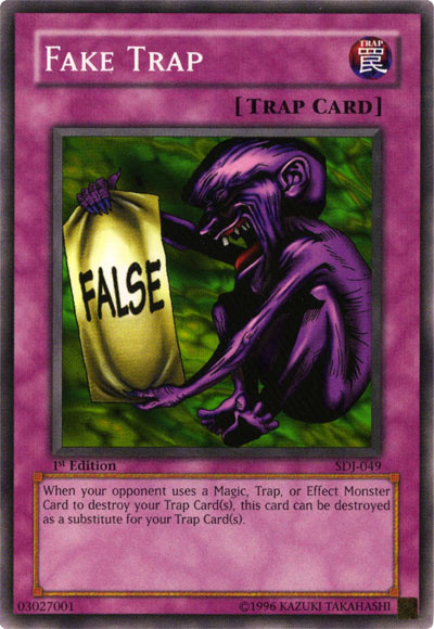 Fake Trap - SDJ-049 - Common - 1st Edition available at 401 Games Canada
