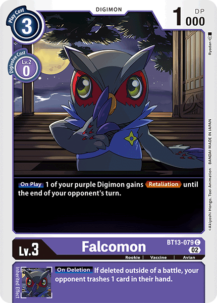 Falcomon - BT13-079 - Common available at 401 Games Canada