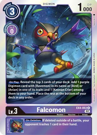 Falcomon - EX4-053 - Rare available at 401 Games Canada