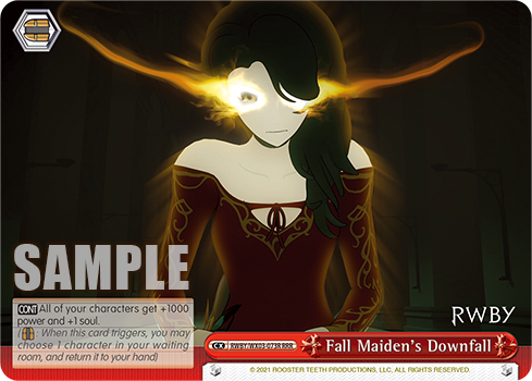 Fall Maiden's Downfall - RWBY/WX03-E073R - Triple Rare available at 401 Games Canada