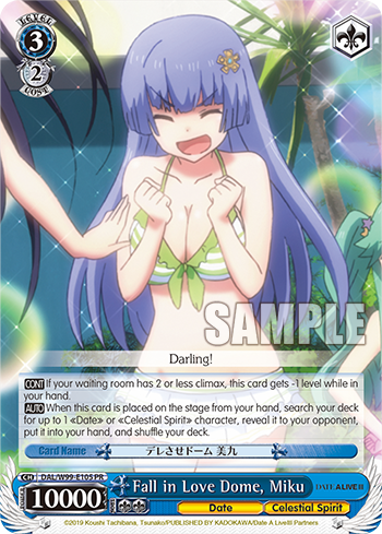 Fall in Love Dome, Miku - DAL/W99-E105 - Promo available at 401 Games Canada