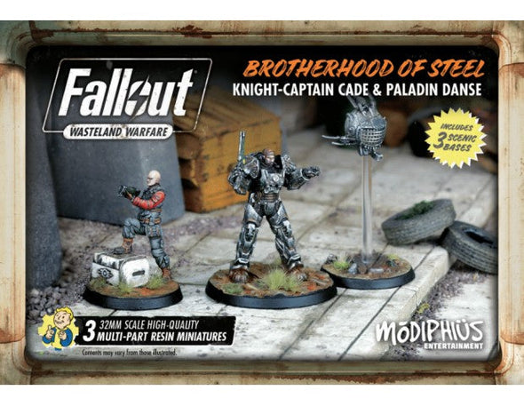 Fallout - Wasteland Warfare - Brotherhood of Steel - Knight-Captain Cade & Paladin Danse available at 401 Games Canada