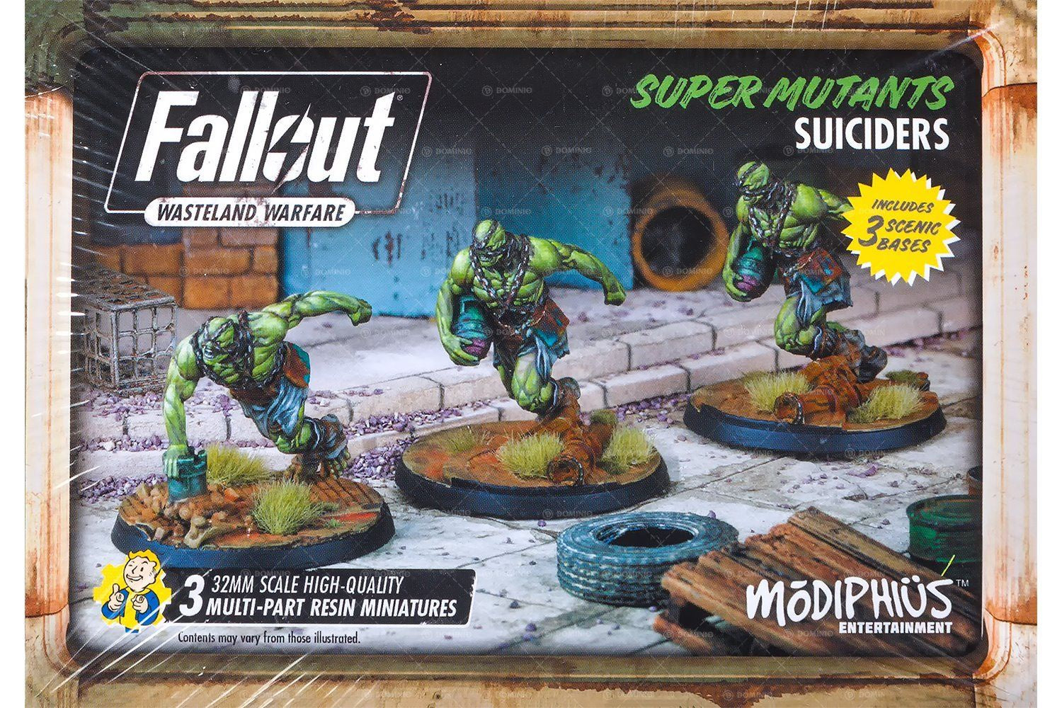 Figurine Fallout : Wasteland Warfare - Super Mutants - Floaters Figurine Fallout : Wasteland Warfare - Super Mutants - Floaters