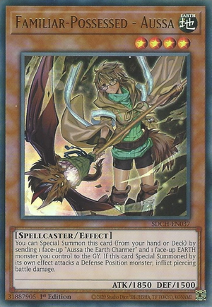 Familiar-Possessed - Aussa (Alternate Art) - SDCH-EN037 - Ultra Rare - 1st Edition available at 401 Games Canada