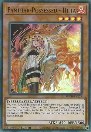 Familiar-Possessed - Hiita (Alternate Art) - SDCH-EN039 - Ultra Rare - 1st Edition available at 401 Games Canada