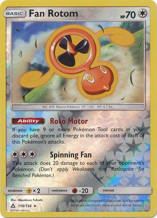 Fan Rotom - 110/156 - Rare - Reverse Holo available at 401 Games Canada