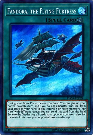 Fandora, the Flying Furtress - DASA-EN024 - Super Rare - Unlimited available at 401 Games Canada