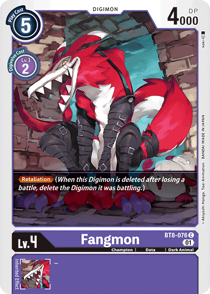 Fangmon - BT8-076 - Common available at 401 Games Canada