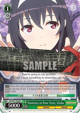 Fantasies in Poor Taste, Utaha - SHS/W71-E049 - Common available at 401 Games Canada