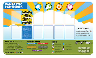 Fantastic Factories: Playmat available at 401 Games Canada