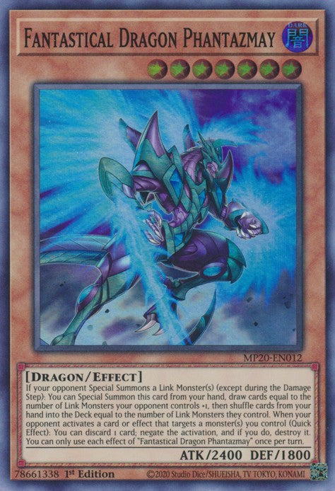 Fantastical Dragon Phantazmay - MP20-EN012 - Super Rare - 1st Edition available at 401 Games Canada