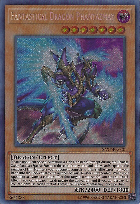 Fantastical Dragon Phantazmay - SAST-EN020 - Secret Rare - Unlimited available at 401 Games Canada