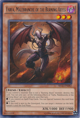 Farfa, Malebranche of the Burning Abyss - SECE-EN082 - Rare - Unlimited available at 401 Games Canada