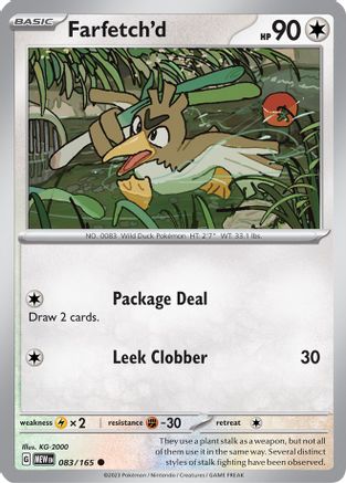 Farfetch'd - 083/165 - Common available at 401 Games Canada