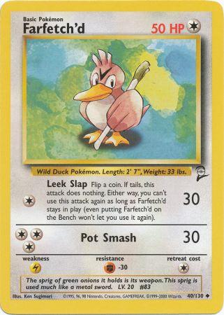 Farfetch'd - 40/130 - Uncommon available at 401 Games Canada