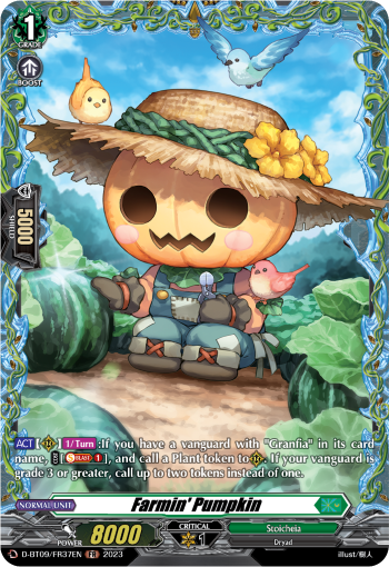 Farmin' Pumpkin - D-BT09/FR37 - Frame Rare available at 401 Games Canada