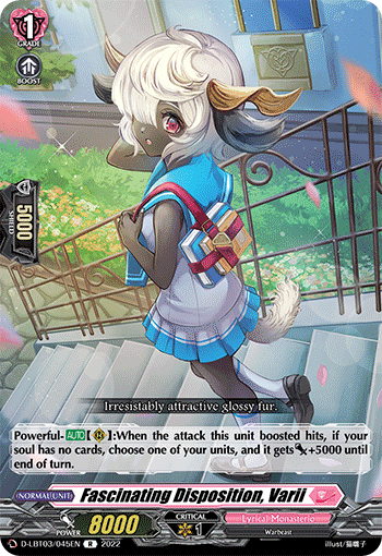 Fascinating Disposition, Varii - D-LBT03/045 - Rare available at 401 Games Canada