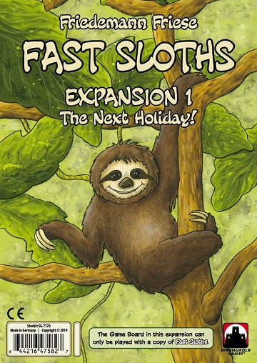 Fast Sloths - The Next Holiday Expansion available at 401 Games Canada